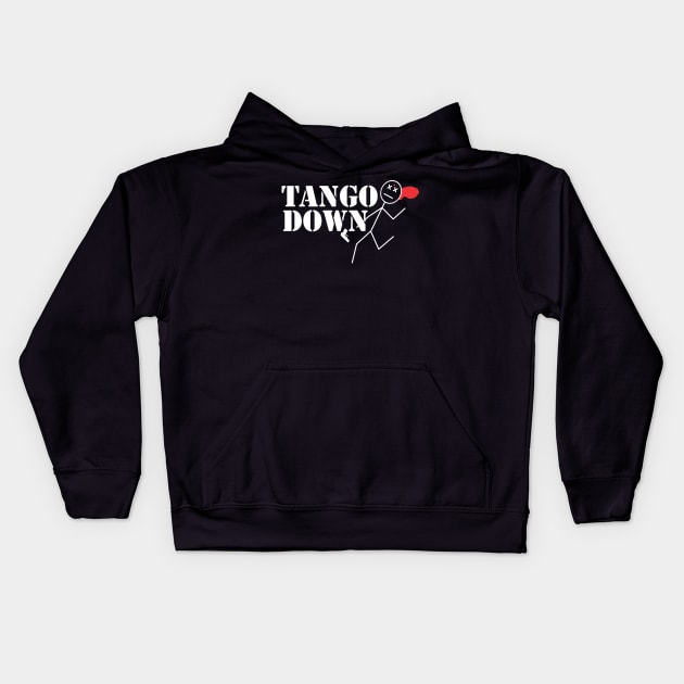 Tango Down Kids Hoodie by ZombieNinjas